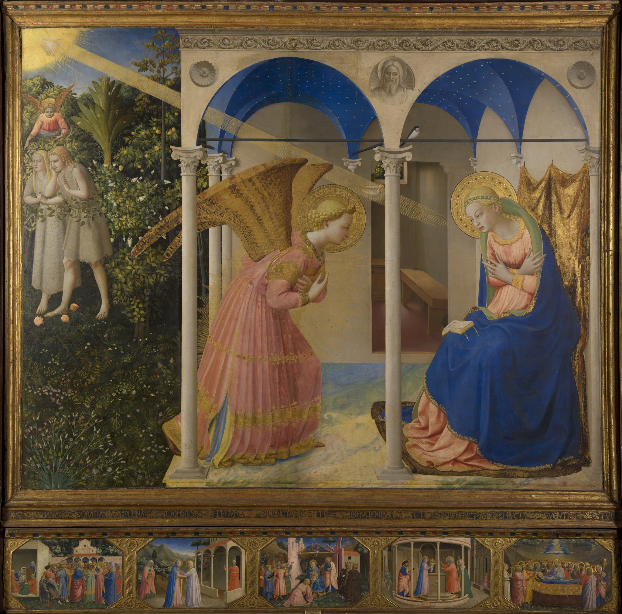 弗拉·安杰利科《受胎告知》 · Fra Angelico, The Annunciation, Prado