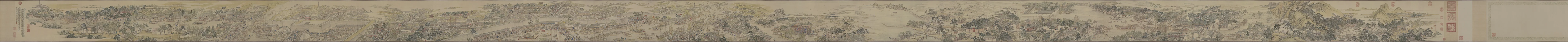 徐扬《姑苏繁华图》 全图高清 · Prosperous Suzhou full handscroll